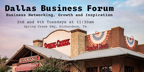 Dallas Networking Lunch - Dallas Business Forum tickets