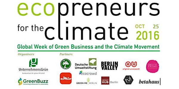 Ecopreneurs for the Climate 2016