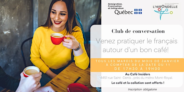 Club de conversation en français pour débutants (es)- Janvier