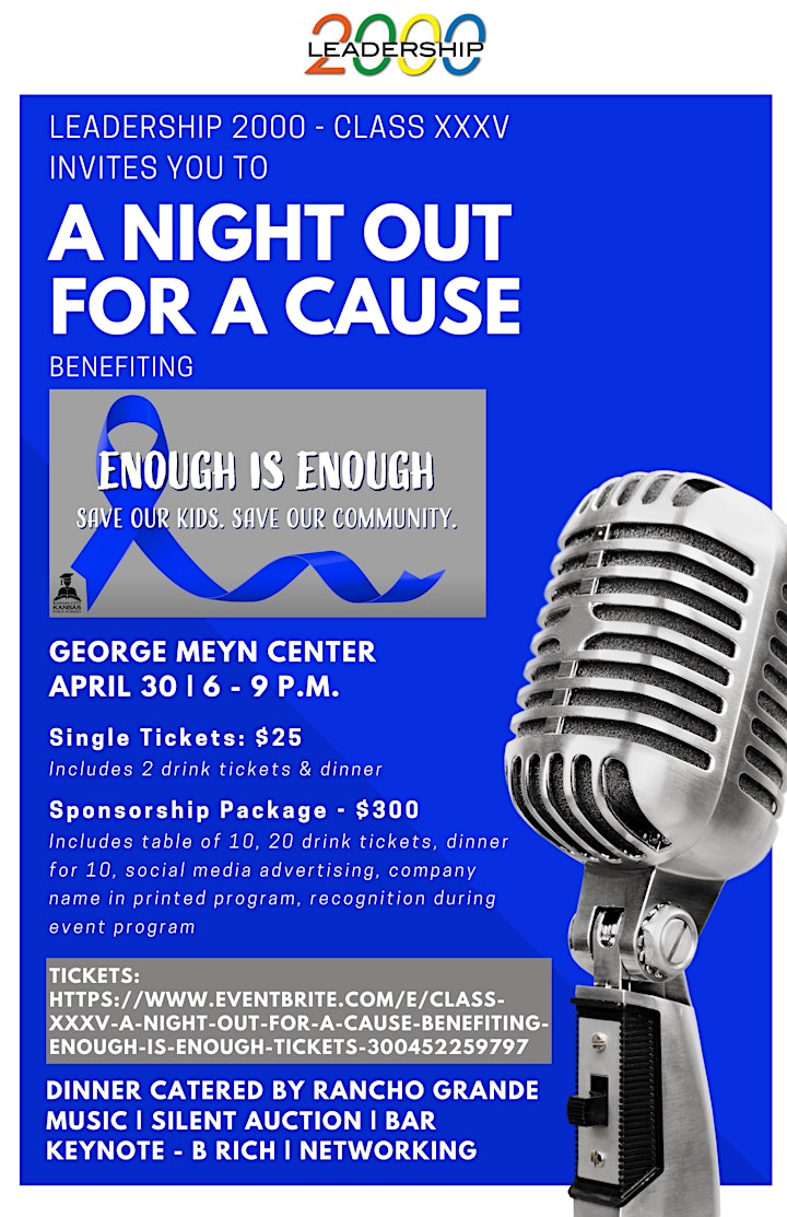 Class XXXV - A Night Out for a Cause benefiting "Enough is Enough" image