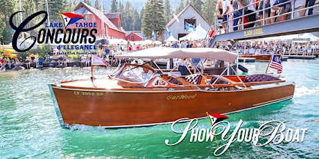 48th Annual Lake Tahoe Concours d'Elegance Boat Registration tickets