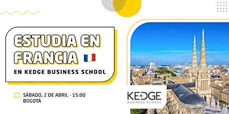 Estudia en Francia en KEDGE Business School! primary image