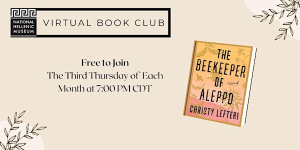 NHM Virtual Book Club - The Beekeeper of Aleppo