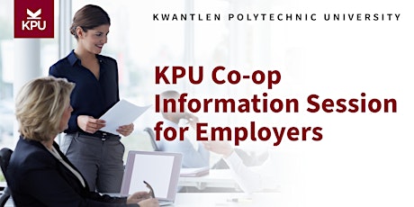 KPU Co-op Information Session for Employers tickets
