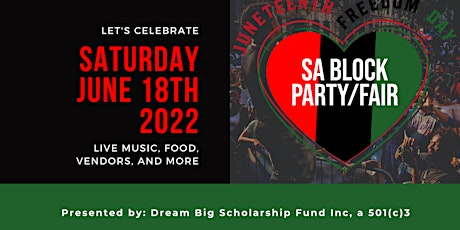2022 SA Juneteenth Block Party/Fair tickets