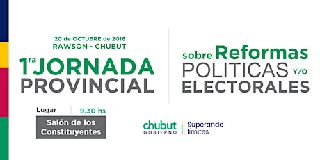 Imagen principal de 1º Jornada Provincial sobre Reformas Políticas y/o Electorales