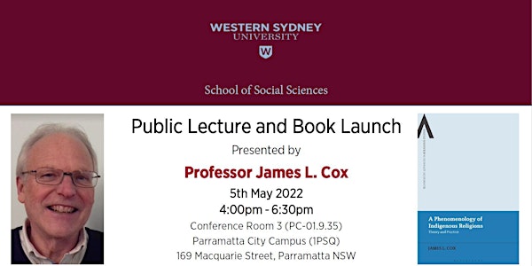 Professor James L. Cox Public Lecture and Book Launch