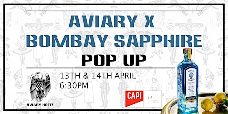 Imagem principal do evento Aviary X Bombay Sapphire Pop-Up