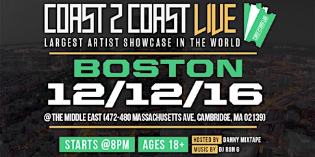 Coast 2 Coast LIVE | Boston Edition 12/12/16 primary image