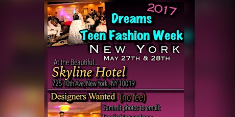 Teen Fashion week 2017 New York Registration primary image