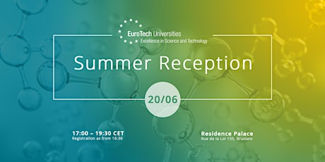 EuroTech Universities Summer Reception billets