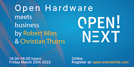 Image principale de Open Hardware driven innovation with Open NEXT!
