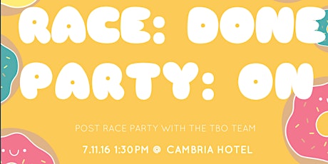 TBO POST RACE PARTY primary image