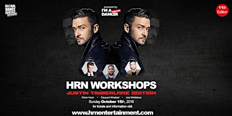 Primaire afbeelding van HRN Workshops 11th : Justin Timberlake Edtion