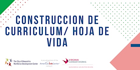 Construccion de Curriculum/ Hoja De Vida tickets
