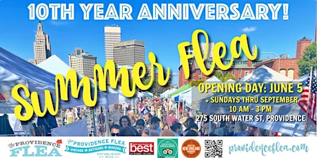 2022 Providence Flea Summer Markets (10th Anniversary)