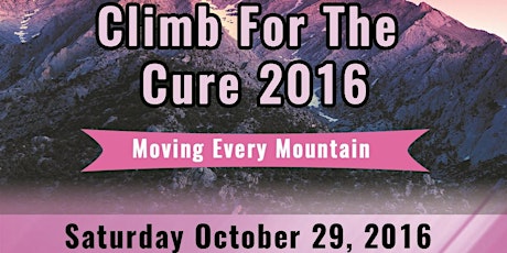 She Speaks! Institute For Women Presents: Climb For The Cure primary image