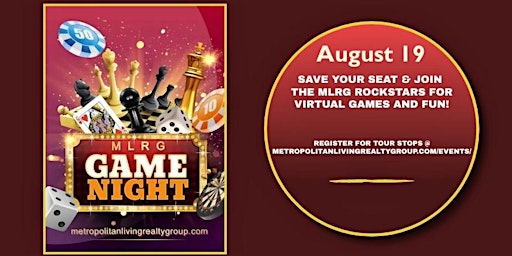 MLRG "Life & Style" Tour - GAME Night (Virtual)