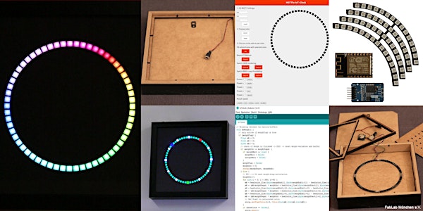 Bau einer LED-Uhr mit IoT-Funktionalität (WLAN)
