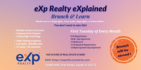 eXp Realty Explained: Brunch & Learn