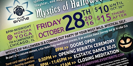 CLUB DIVINE- MYSTICS OF HALLOWEEN primary image