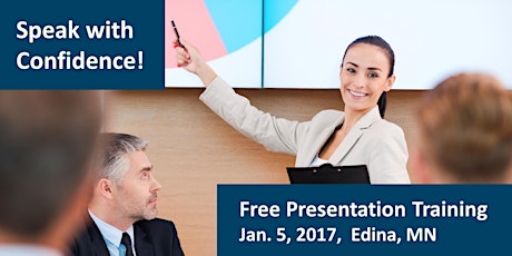 Speak with Confidence! Presentation Training (FREE)-Edina primary image