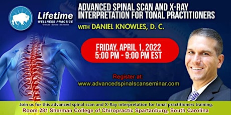 Imagem principal do evento Advanced Spinal Scan and X-ray Interpretation for Tonal Practitioners
