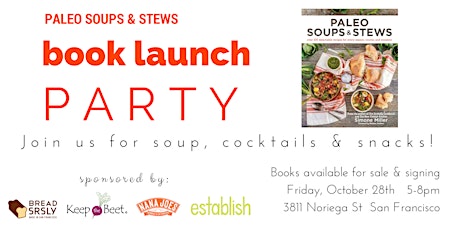 Paleo Soups & Stews Book Release Party primary image