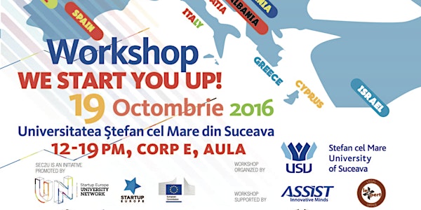 WORKSHOP STEFAN CEL MARE UNIVERSITY | STARTUP EUROPE COMES TO THE UNIVERSITIES