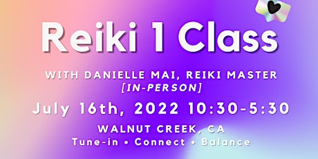 Reiki Level 1 Class: empower self-healing, balance energy, release patterns tickets