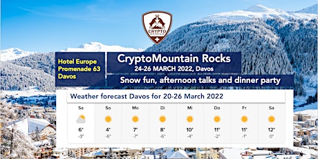 Hauptbild für CryptoMountain Rocks in Davos,  5th Edition