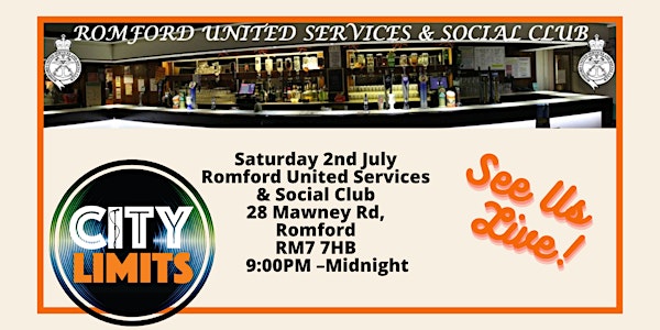 City Limits Band Live at Romford United Services & Social Club!