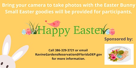 Take Photos with the Easter Bunny at Ravine Gardens State Park primary image