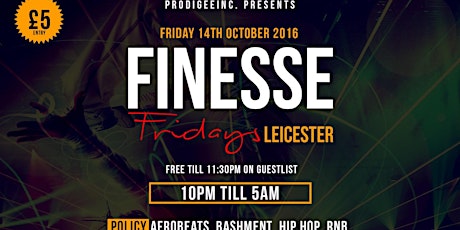 Finesse Fridays Leicester primary image
