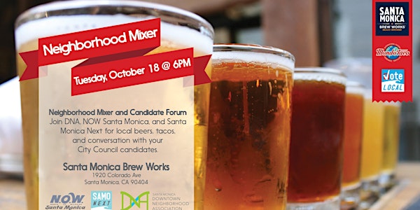 Local Ballots & Local Brews - A Mixer and City Council Candidate Forum