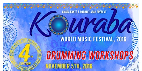 Kouraba Festival Drumming Workshops feat. ADAMA BILOROU DEMBELE primary image