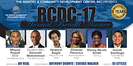 RCDC-17 Annual Benefit Dinner: 5 Year Anniversary