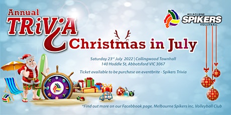 Spikers Trivia - Christmas in July tickets