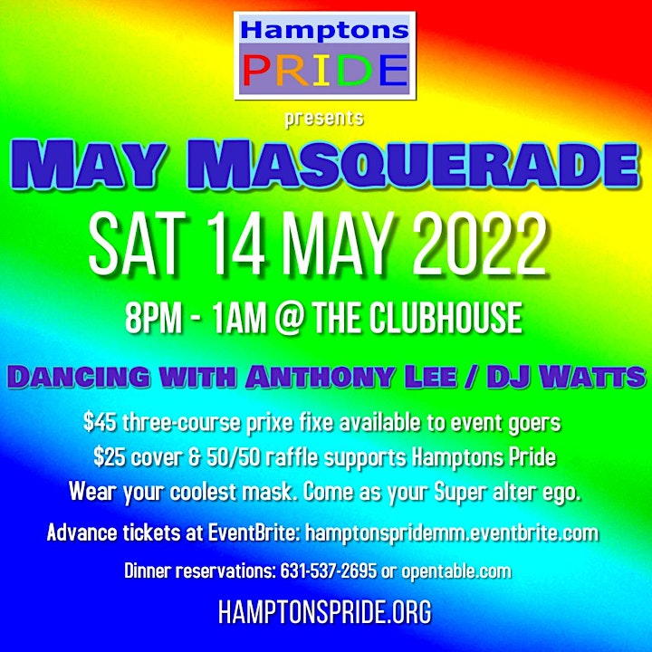 Hamptons Pride May Masquerade image