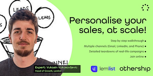 Personalise your sales, at scale!