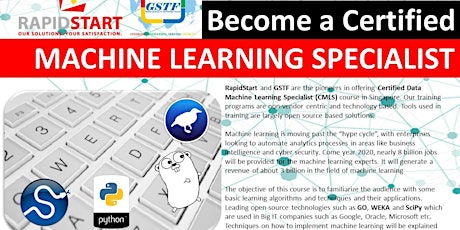 New Batch! Certified Machine Learning Specialist (CMLS), NICF Mapped primary image
