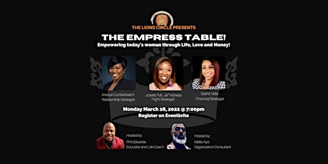 The Empress Table - Empowering today's Woman through Life, Love, and Money primary image