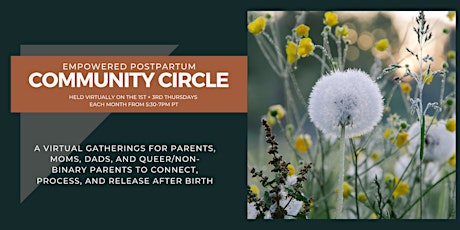 Empowered Postpartum Community Circle (for parents) tickets