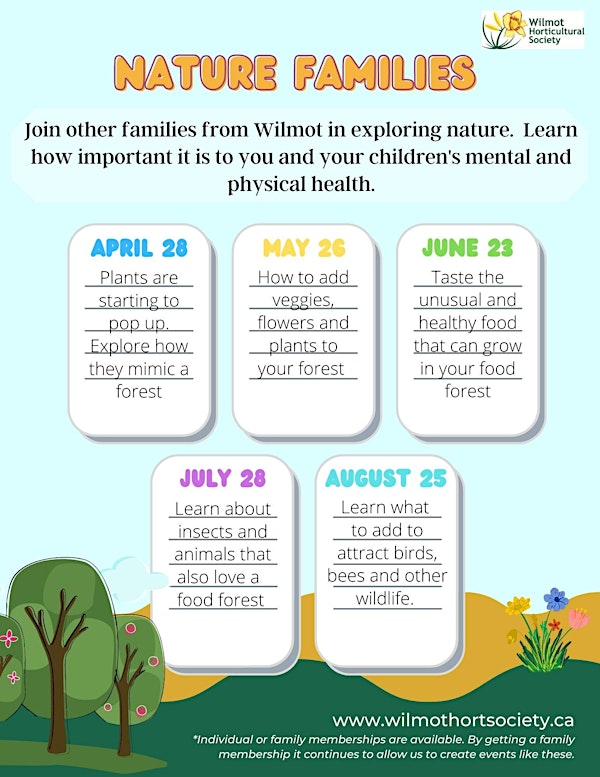 Nature Families: Plants are Popping Up
