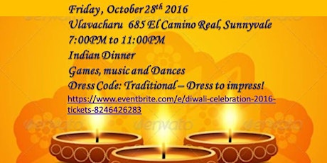 Diwali Celebration 2016 primary image