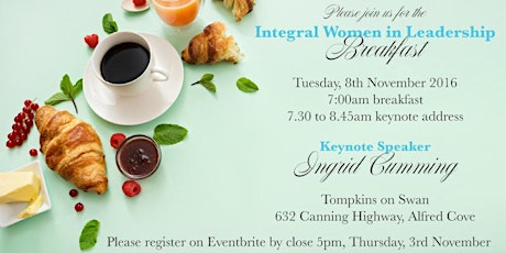 Integral Women in Leadership Breakfast primary image