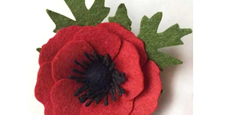 Remembrance Poppy Brooch