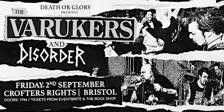 The Varukers / Disorder Live at The Crofters Rights Bristol