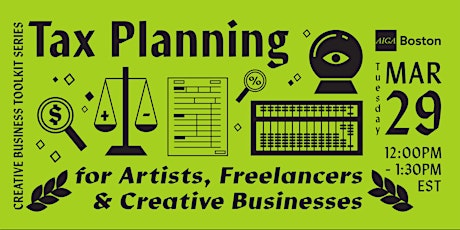 Hauptbild für Tax Planning for Artists, Freelancers & Creative Businesses