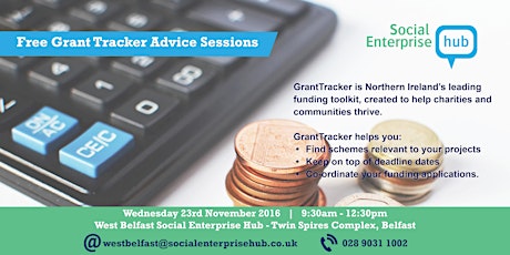 Access to Funding for Social Enterprise and Charities - Grant Tracker primary image